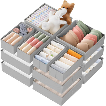 Criusia 10 Pack Drawer Organizer Clothes