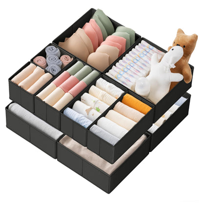 Criusia 10 Pack Drawer Organizer Clothes
