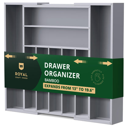 Bamboo Kitchen Drawer Organizer Tray