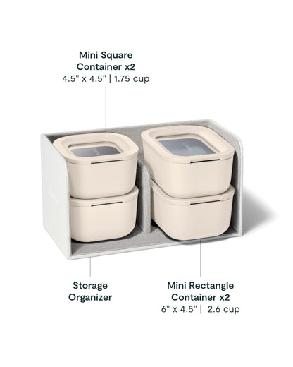 Glass Food Storage Set with Lids