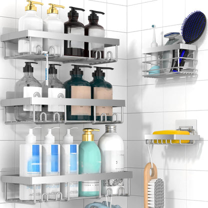 Self Adhesive Shower Caddy Shelf Organizer