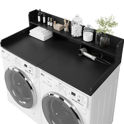 Washer Dryer Countertop with Storage Shelf