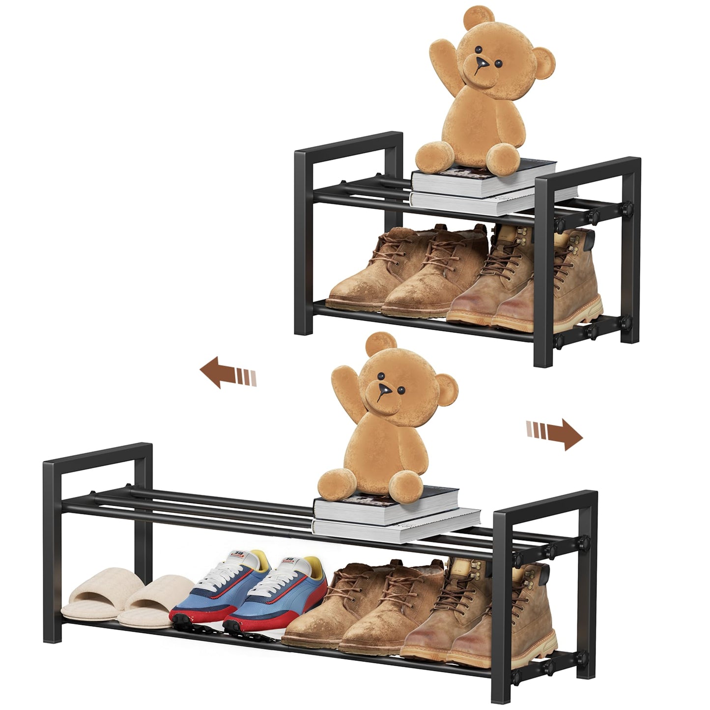 Shoe Rack Organizer for Entryway Storage