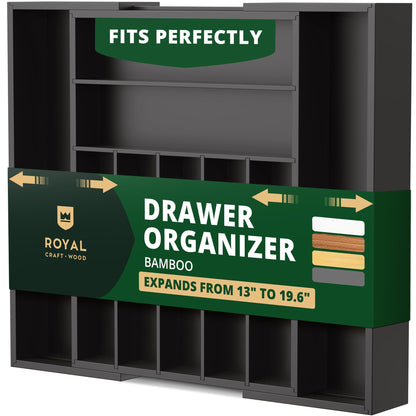 Bamboo Kitchen Drawer Organizer Tray