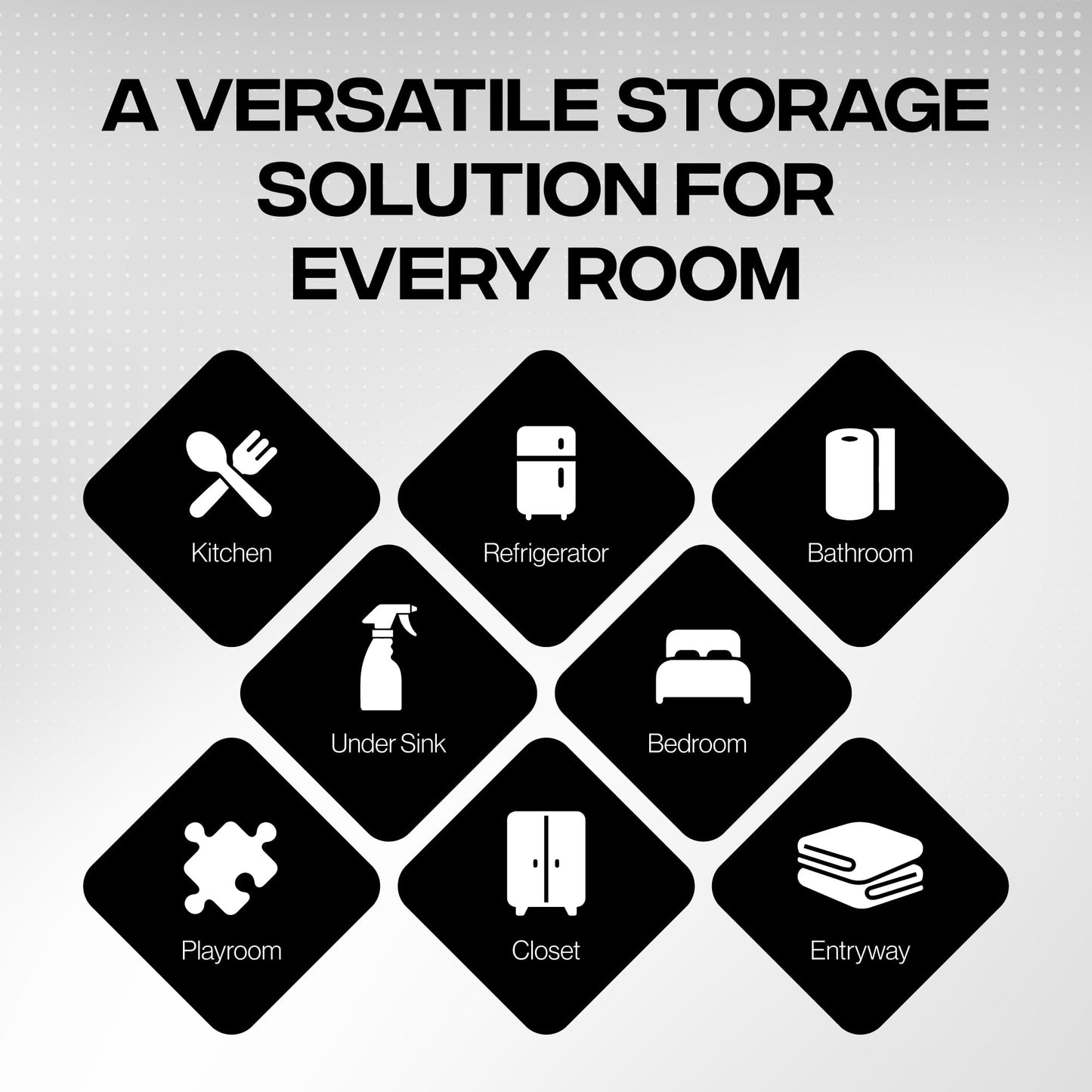 Clear Storage Bins for Home Organization