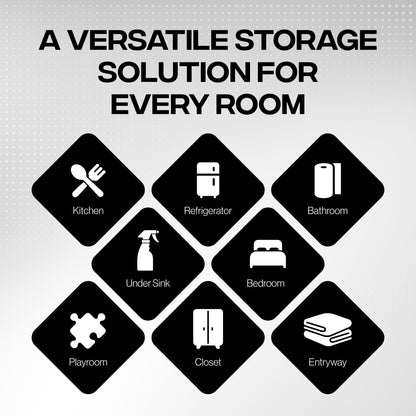 Clear Storage Bins for Home Organization