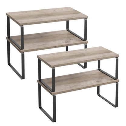 Kitchen Cabinet Organizer Shelf Set