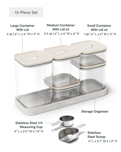 Glass Airtight Food Storage Containers with Lids