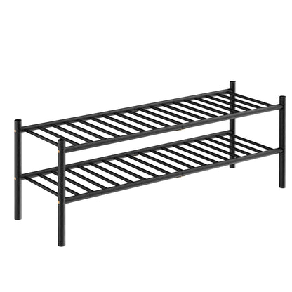 Bamboo Shoe Rack Organizer for Entryway