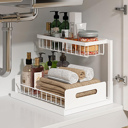 Metal Under Sink Organizer Shelf