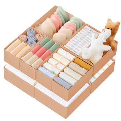 Criusia 10 Pack Drawer Organizer Clothes