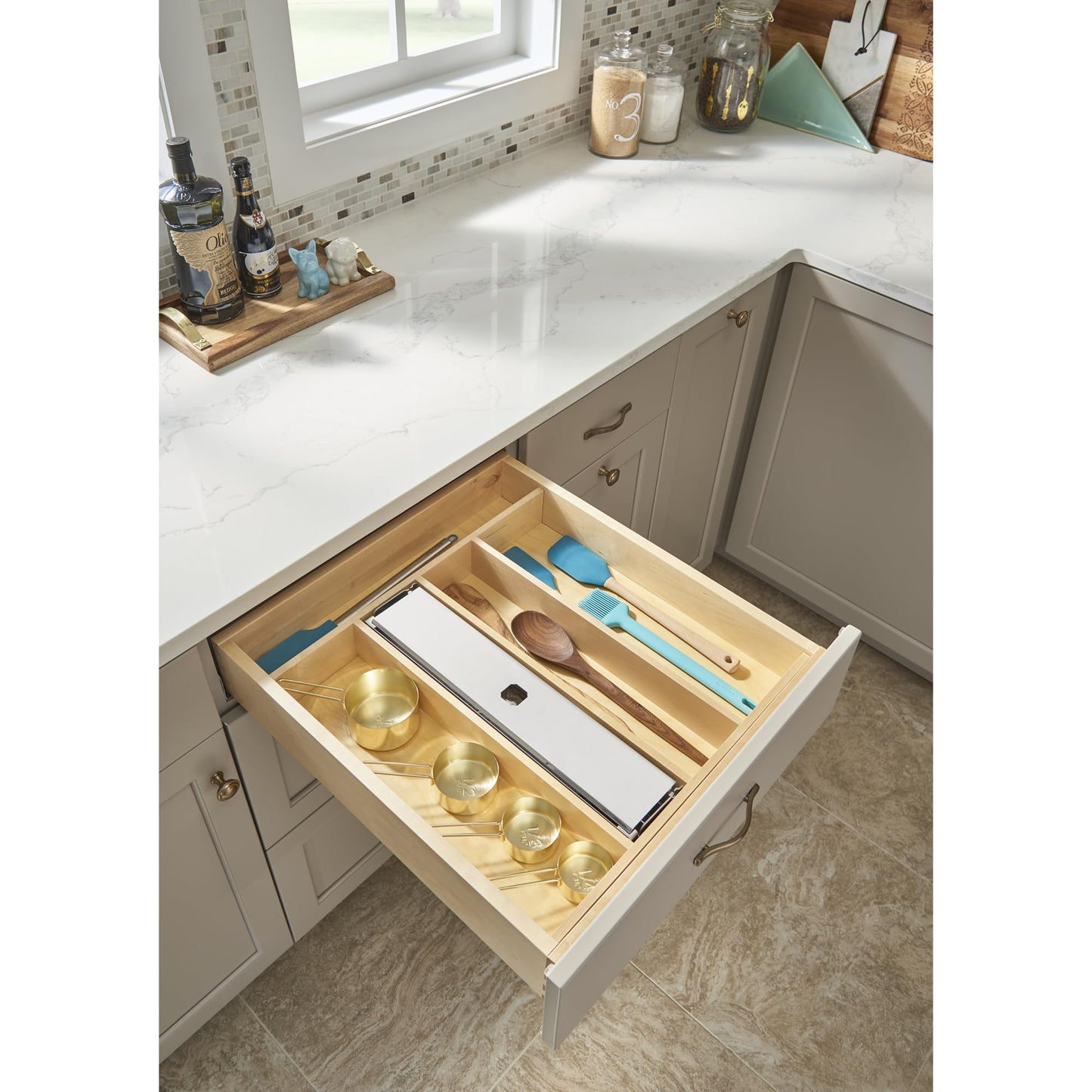 Adjustable Silverware Drawer Organizer Divider