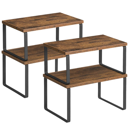 Kitchen Cabinet Organizer Shelf Set