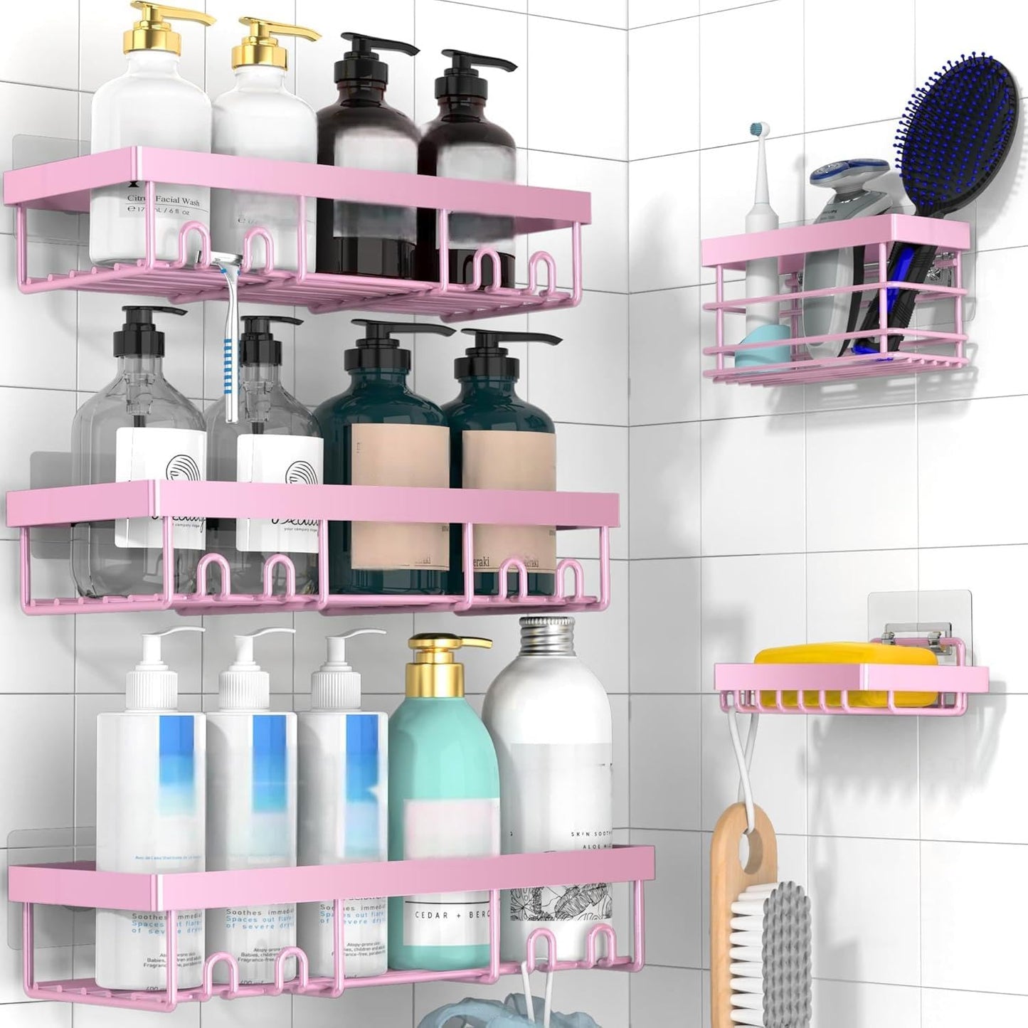 Self Adhesive Shower Caddy Shelf Organizer