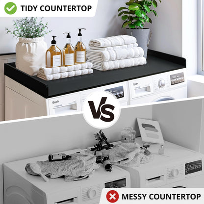 Bamboo Washer Dryer Countertop Organizer