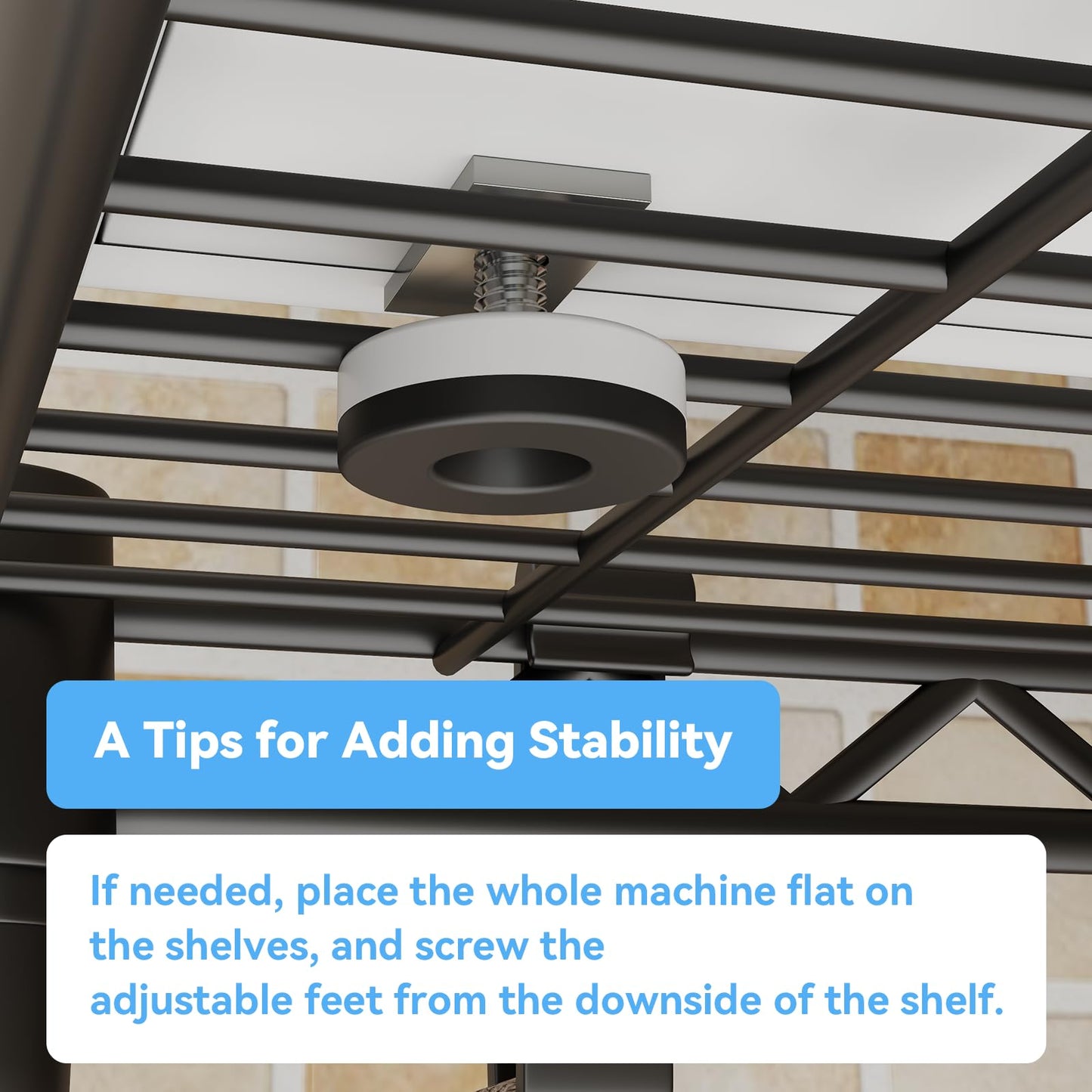 Washer Dryer Stacking Rack Organizer