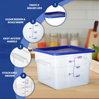 Food Storage Container Set with Lids