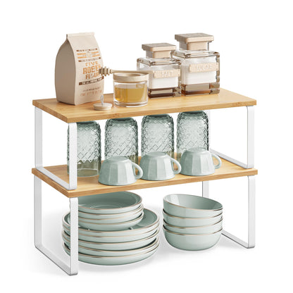 Kitchen Cabinet Organizer Shelf Set