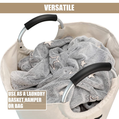 Large Collapsible Laundry Hamper Basket
