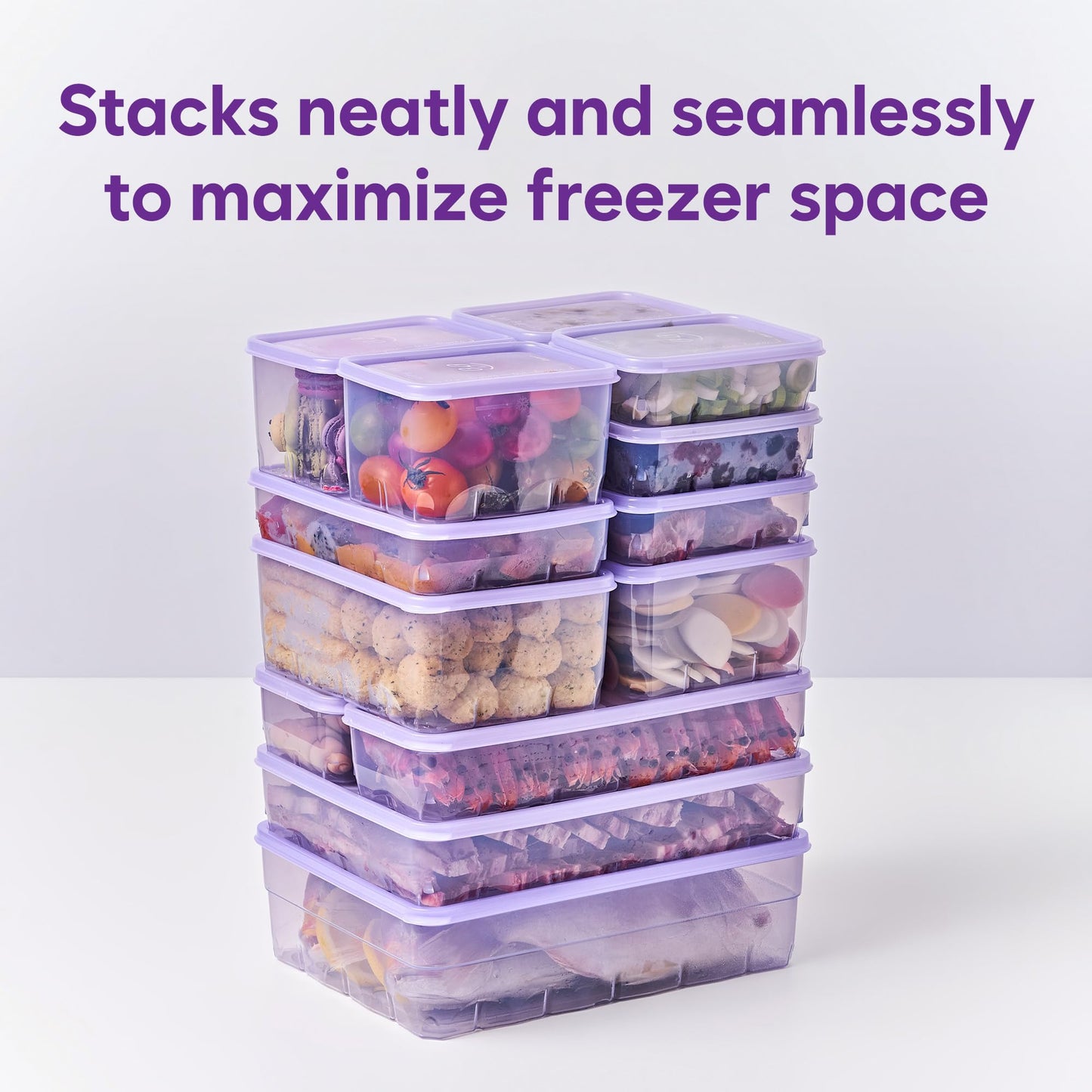 Freezer Food Storage Containers with Lids