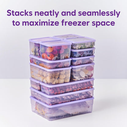 Freezer Food Storage Containers with Lids