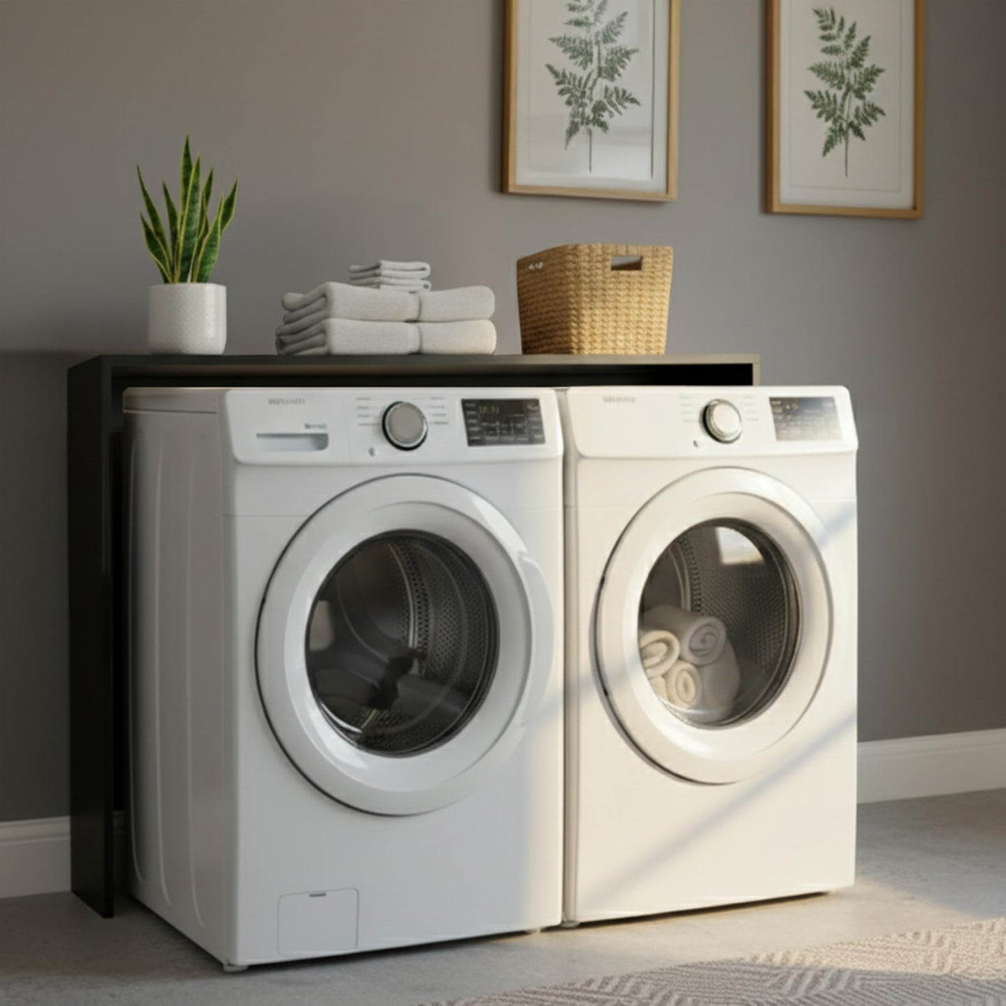 Over Washer Dryer Storage Shelf Organizer
