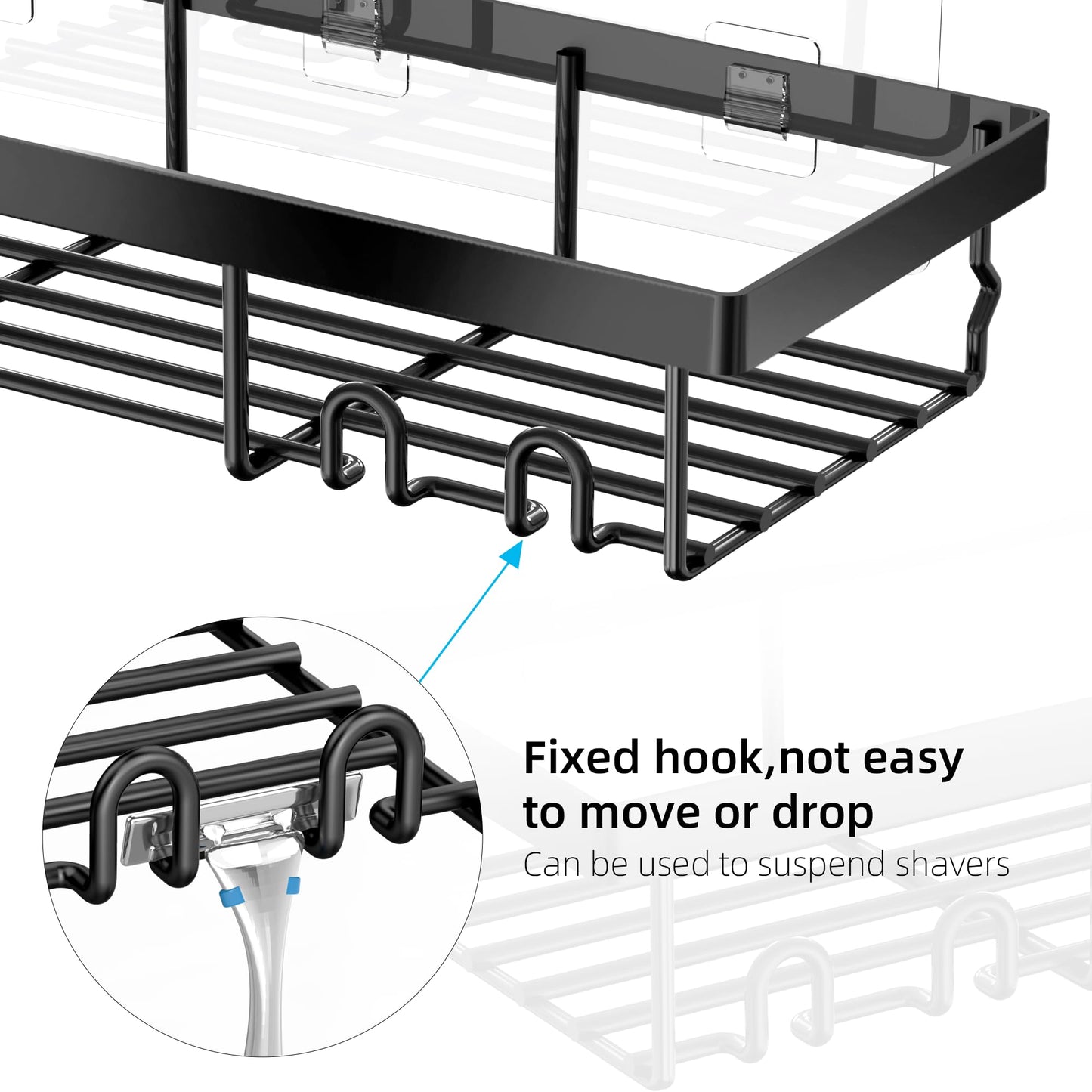 Self Adhesive Shower Caddy Shelf Organizer