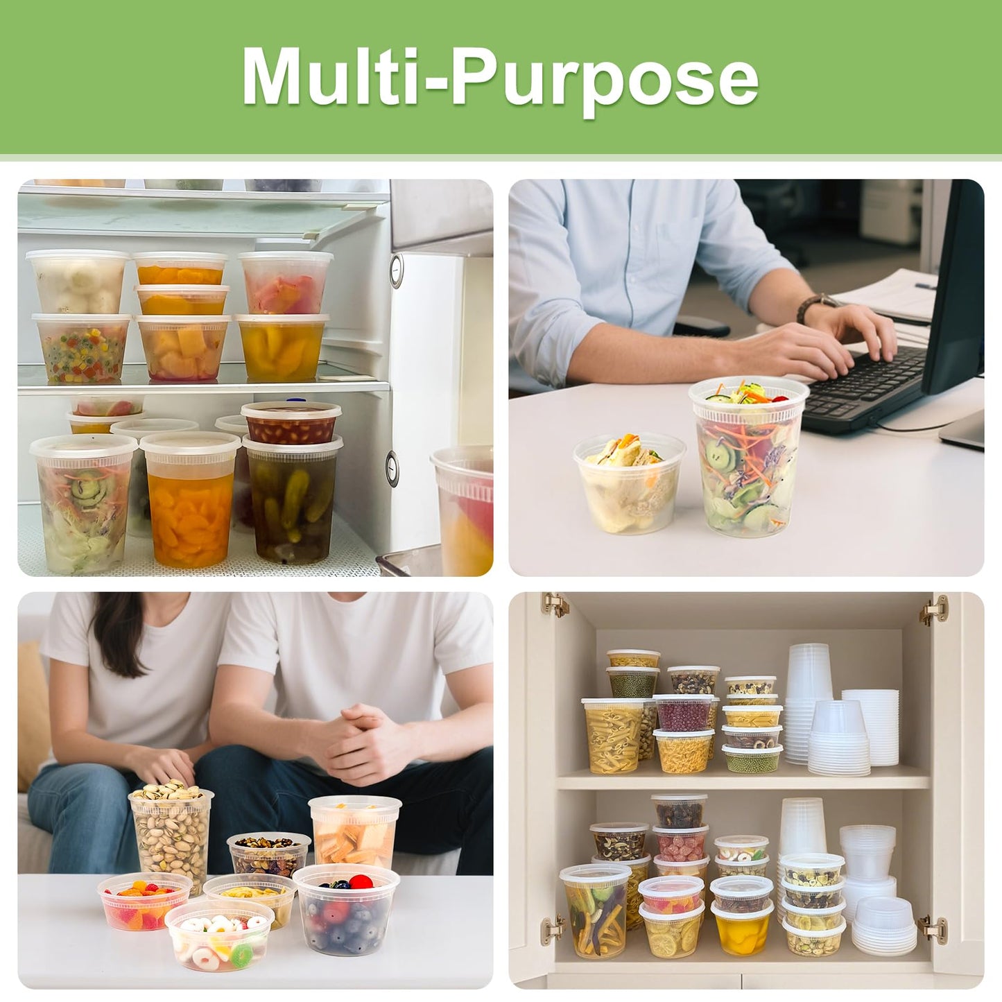 Airtight Food Storage Containers with Lids