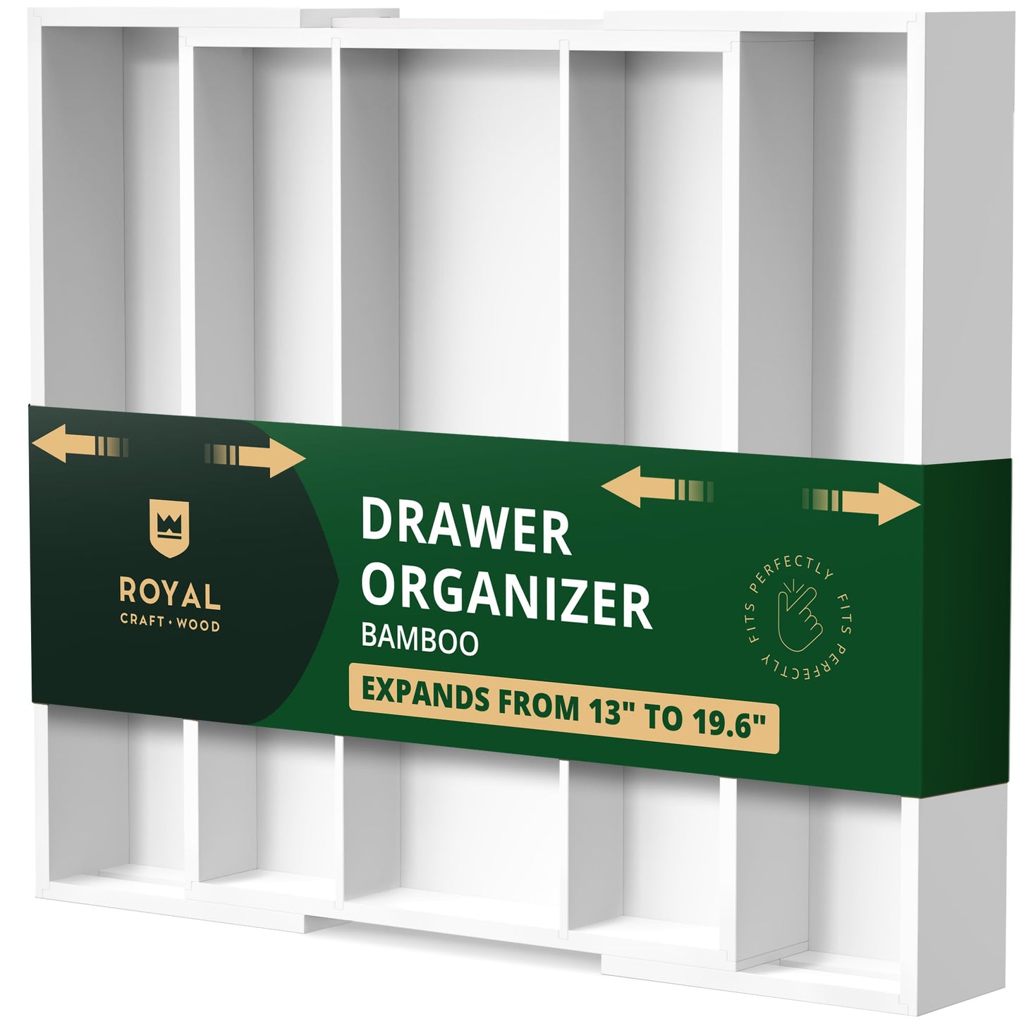 Bamboo Kitchen Drawer Organizer Tray