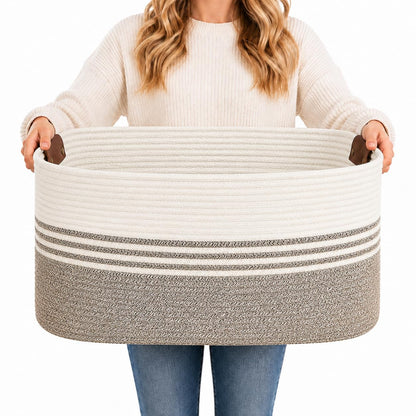 Large Laundry Basket with Handles