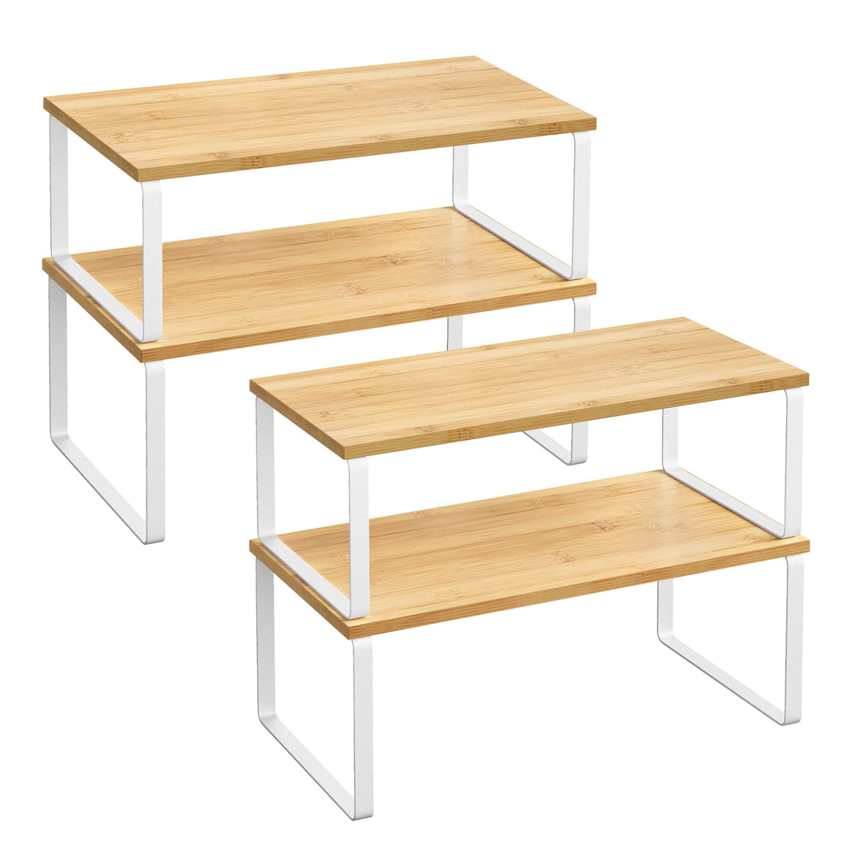 Kitchen Cabinet Organizer Shelf Set