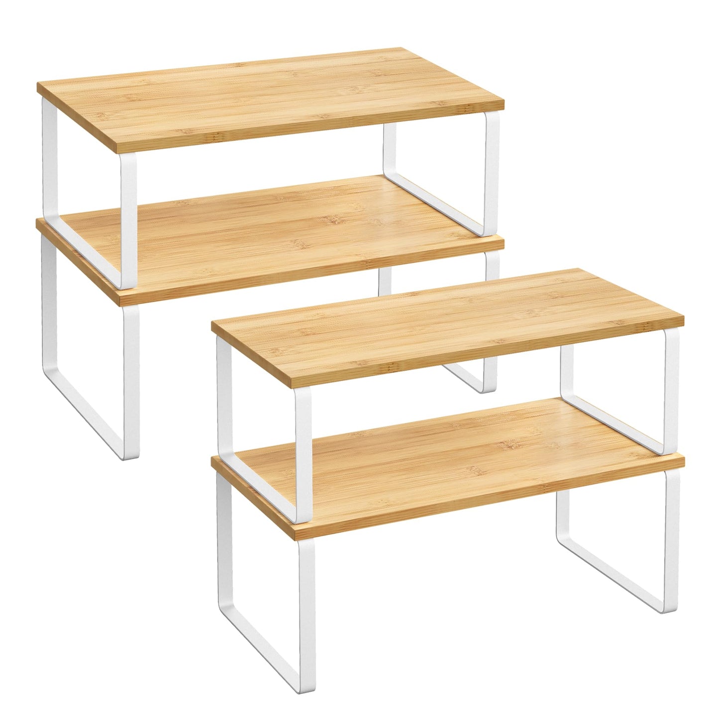 Kitchen Cabinet Organizer Shelf Set