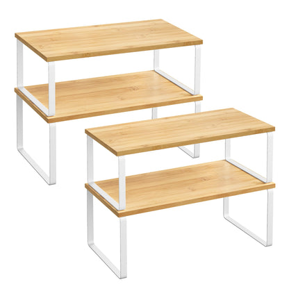 Kitchen Cabinet Organizer Shelf Set