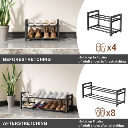 Shoe Rack Organizer for Entryway Storage