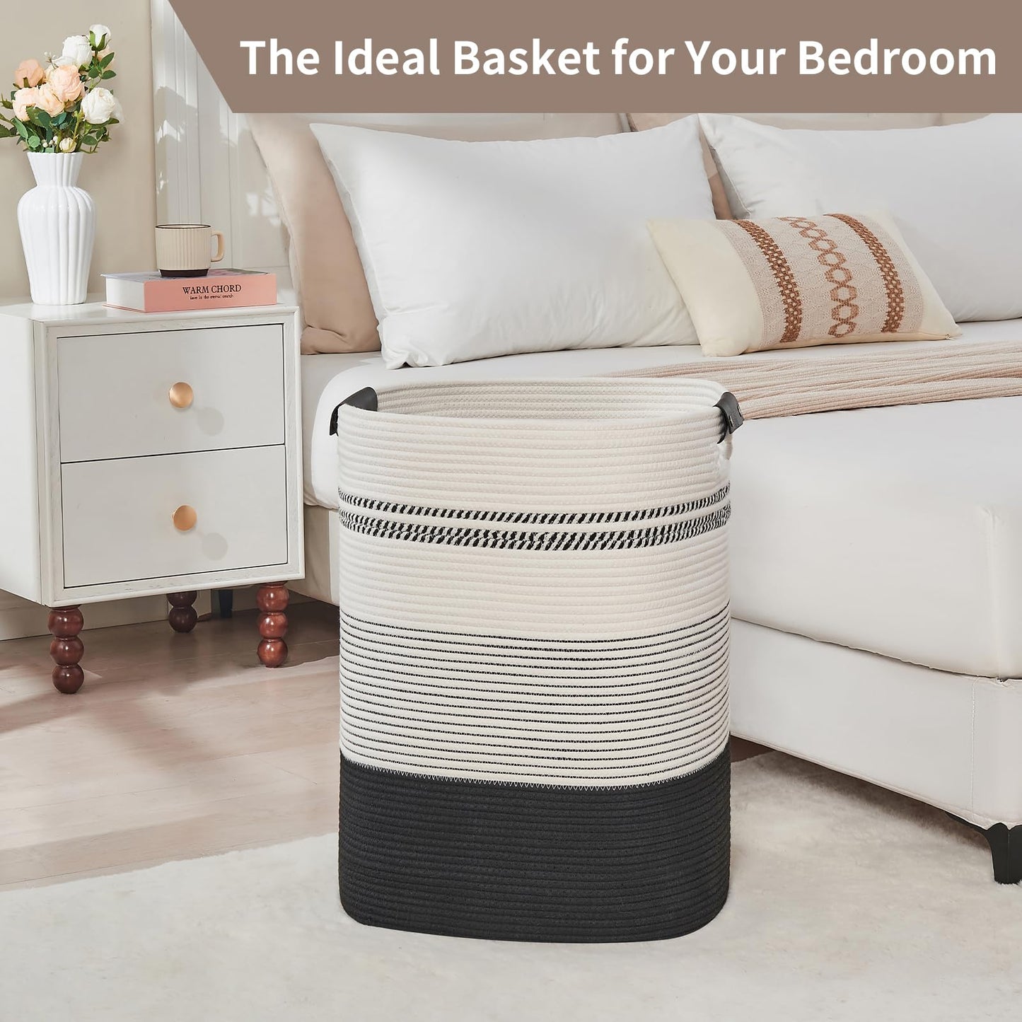 Large Laundry Basket with Handles