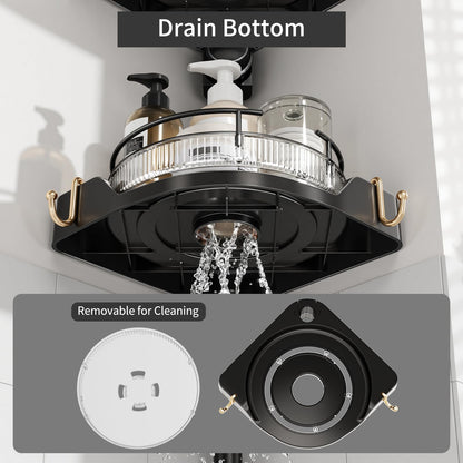 Tension Pole Shower Caddy with Shelves