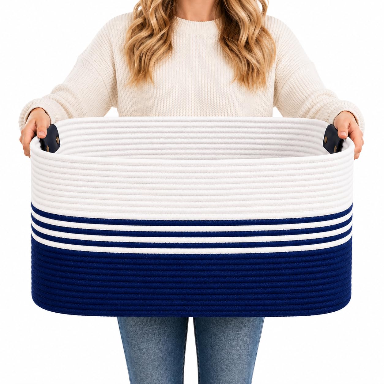 Large Laundry Basket with Handles