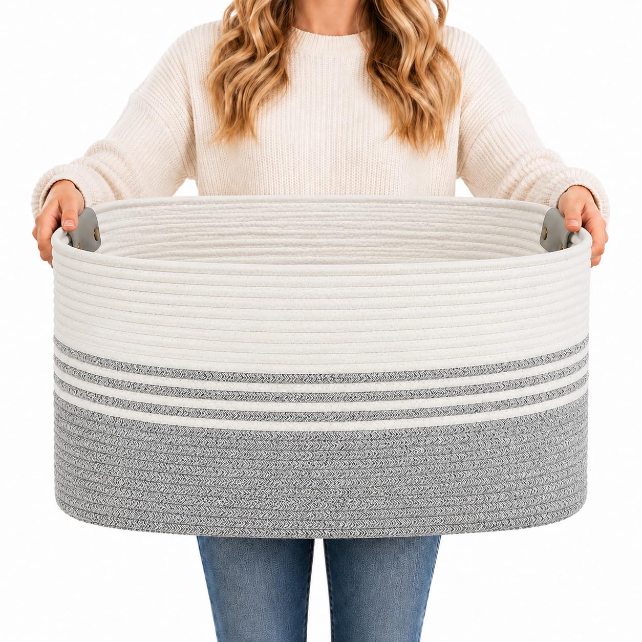 Large Laundry Basket with Handles