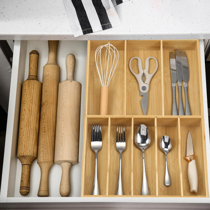 Fabsome Silverware Drawer Organizer