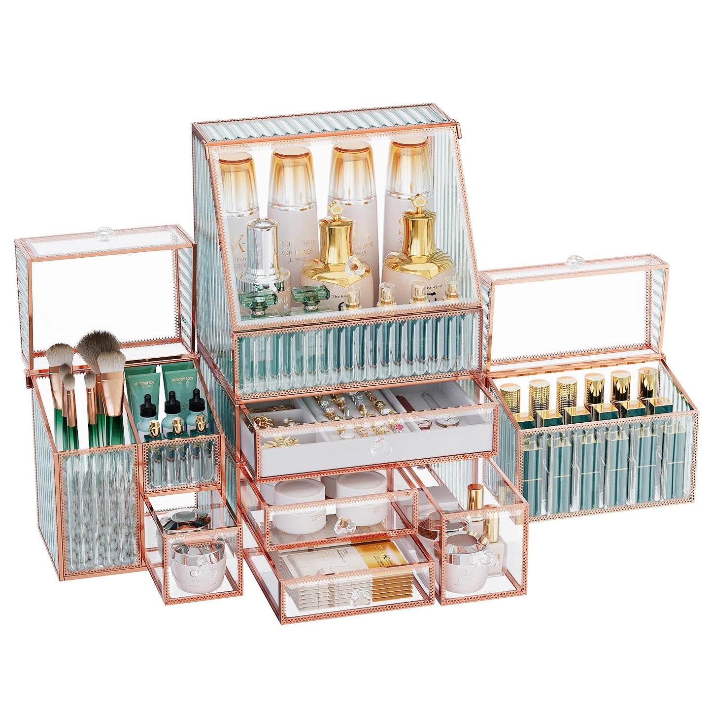 Multi-Functional Cosmetic Display Organizer