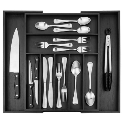 Purawood Bamboo Drawer Organizer