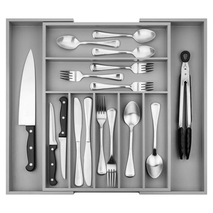 Purawood Bamboo Drawer Organizer