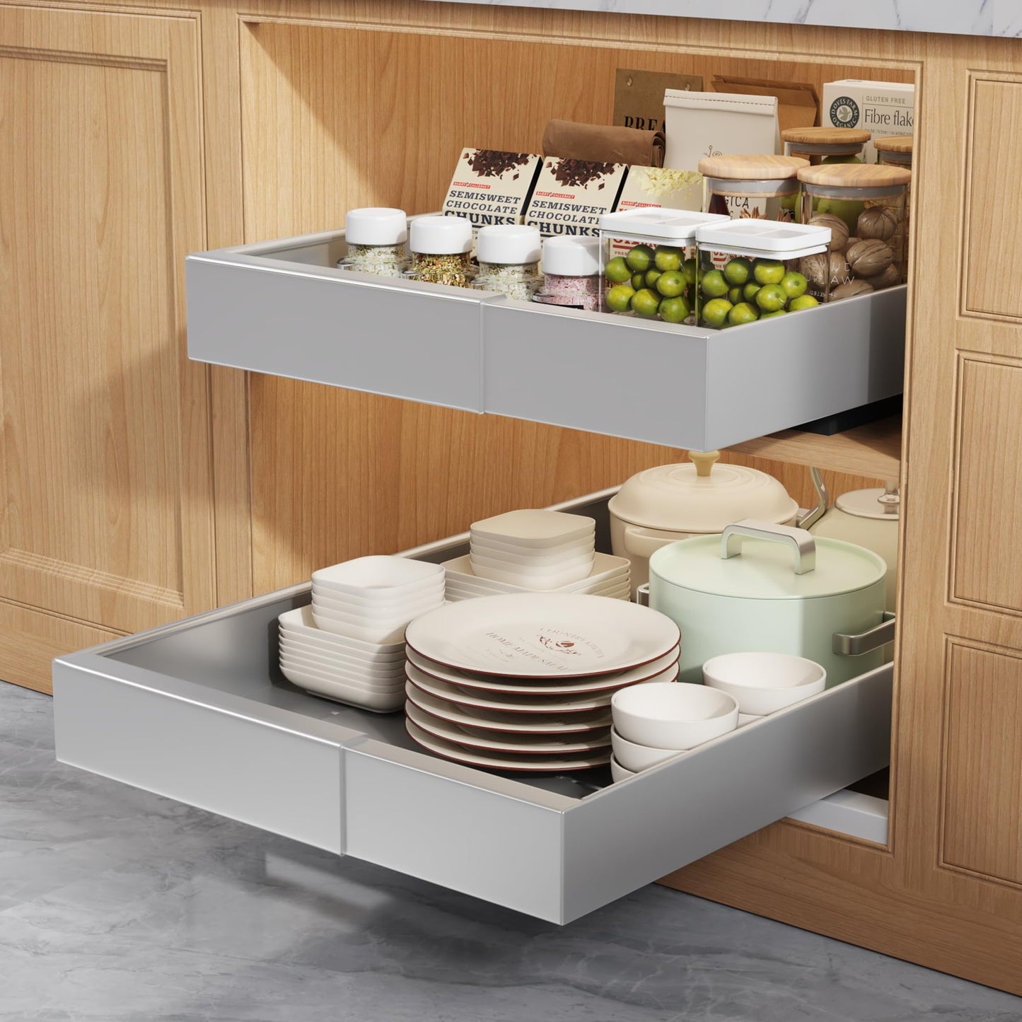 Pull Out Cabinet Organizer Drawer