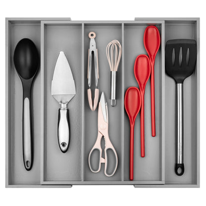 Purawood Bamboo Drawer Organizer