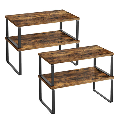 Kitchen Cabinet Organizer Shelf Set