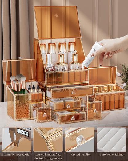 Multi-Functional Cosmetic Display Organizer