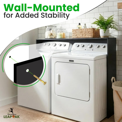 Over Washer Dryer Storage Shelf Organizer