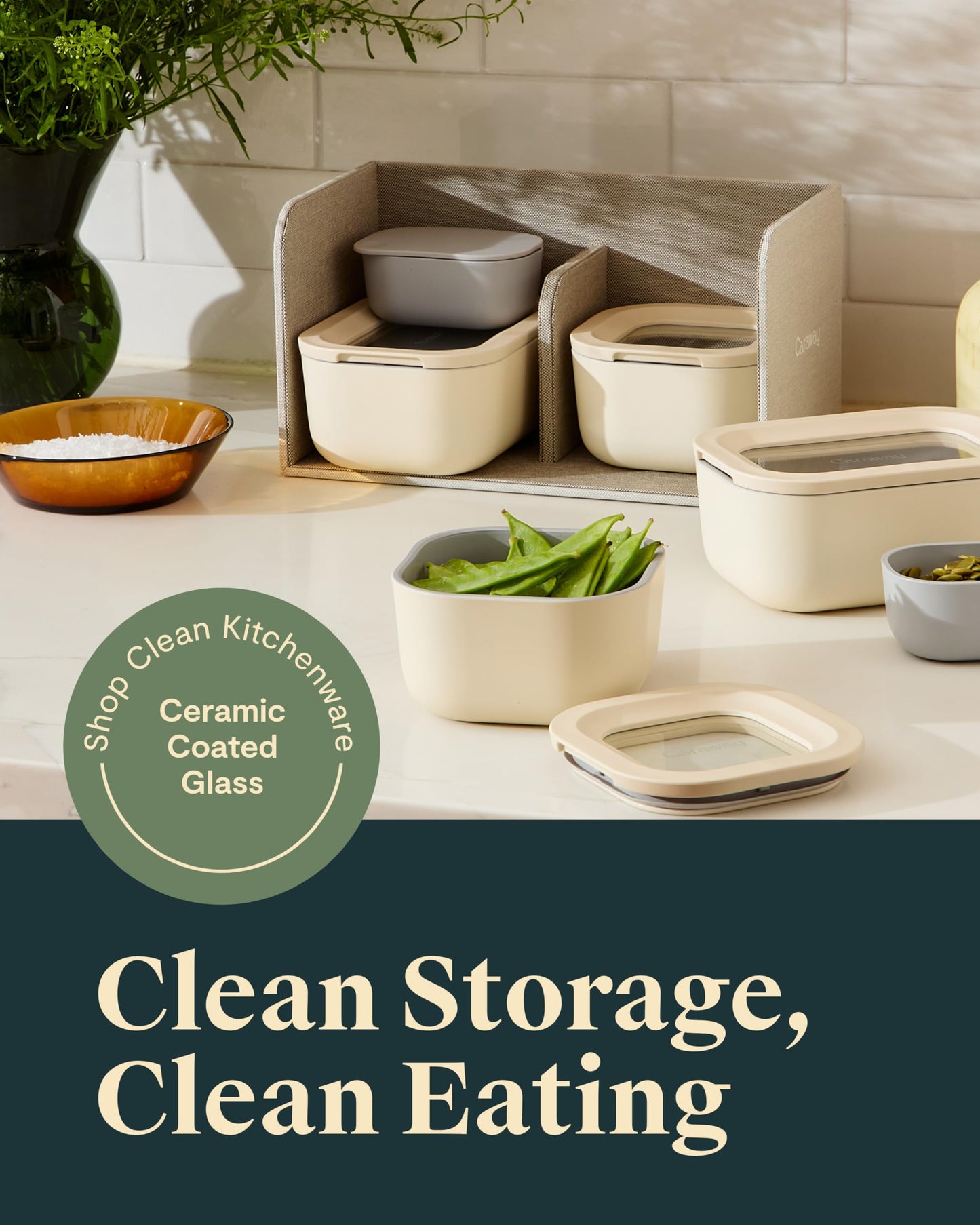 Glass Food Storage Set with Lids