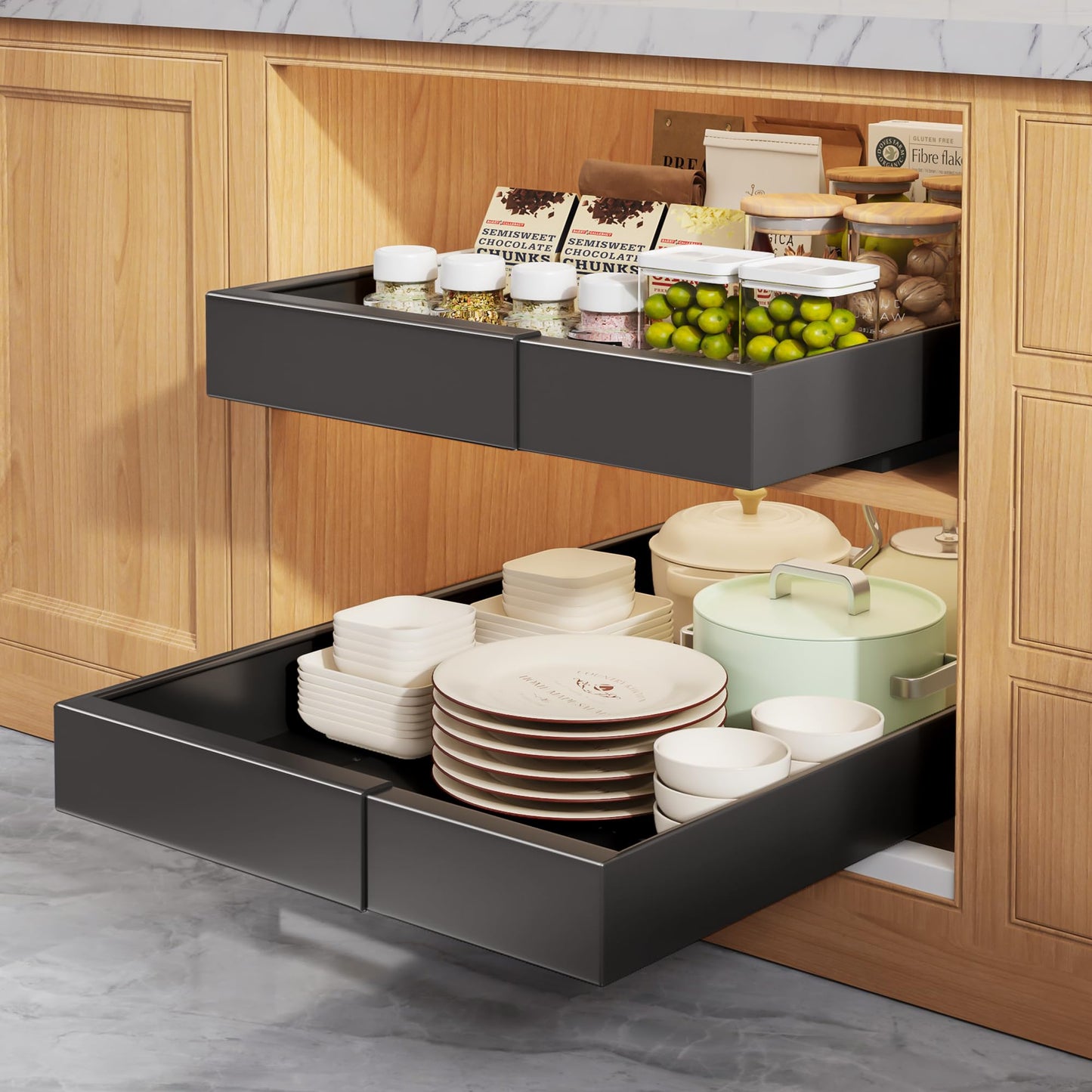 Pull Out Cabinet Organizer Drawer